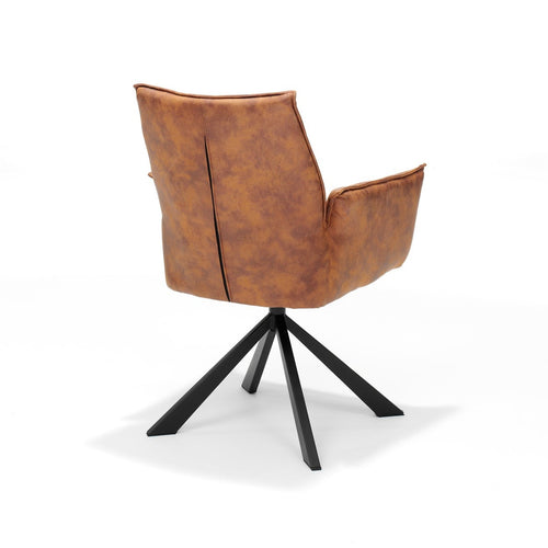 Eetkamerstoel ‘DYNASTY’ Cowboy – Draaibaar